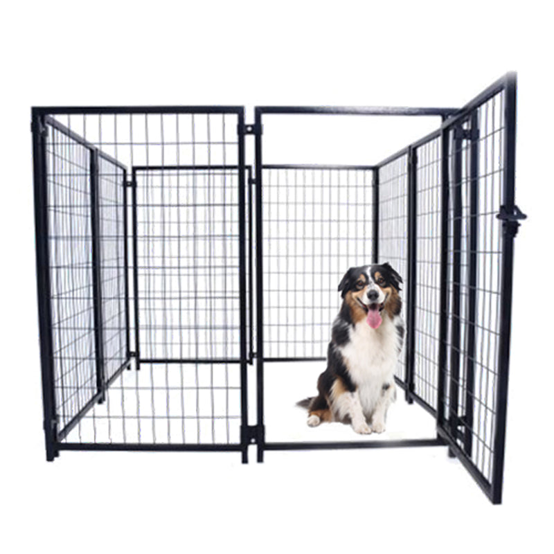 ALEKO Expandable Heavy Duty Dog Kennel and Playpen - 8 Panel - 5 x 5 x 4 Feet DK5X5X4-AP