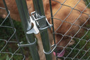 ALEKO DIY Chain Link Dog Kennel - 7.5 x 7.5 x 4 Feet DOGKENNEL7X7X4-AP
