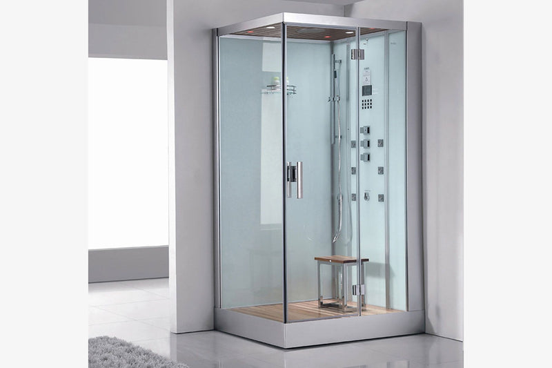 EAGO Platinum Steam Shower 35" W x 47" D x 89" H - DZ959F8-W-R
