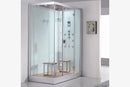 EAGO Platinum Steam Shower 35" W x 59" D x 89.2" H - DZ961F8-W-R