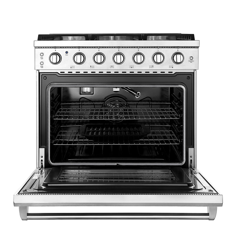 Empava 36" Pro-Style Slide-in Single Oven Gas Range 36GR11