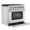 Empava 36" Pro-Style Slide-in Single Oven Gas Range 36GR11