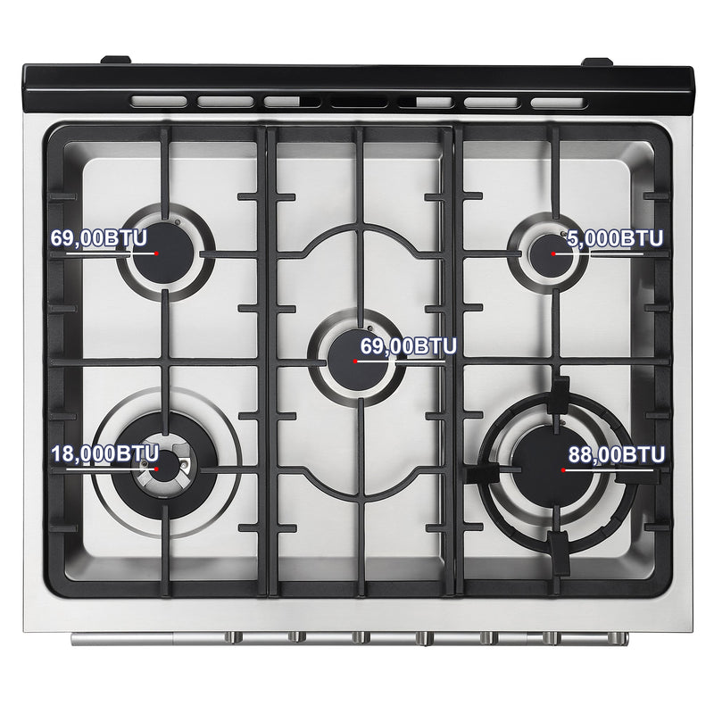 Empava 30" Freestanding Range Gas Cooktop And Oven 30GR06