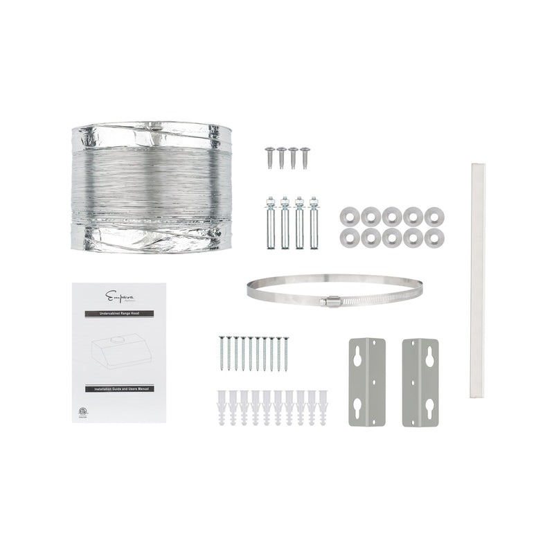 Empava 36" Ducted 500 CFM Under Cabinet Range Hood 36RH02