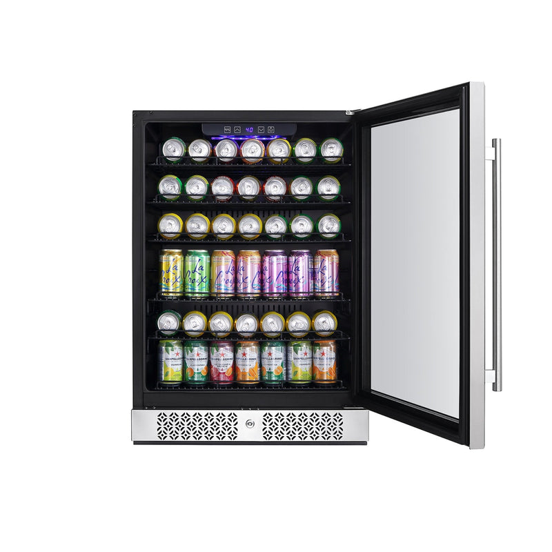 Empava 24" Freestanding & Under Counter Beverage Fridge BR02S