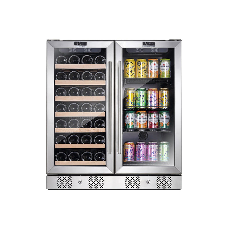 Empava Dual Zone Wine & Beverage Cooler Fridge BR04D