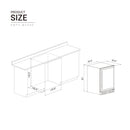Empava 24" Fridge Dual Zone Wine & Beverage Cooler WC04D