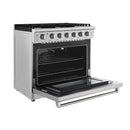 Empava 36" Pro-Style Slide-in Single Oven Gas Range 36GR11