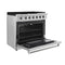 Empava 36" Pro-Style Slide-in Single Oven Gas Range 36GR11