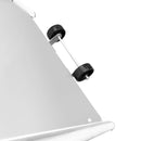 Aleko Outdoor Patio Pyramid Propane Space Heater with Adjustable Thermostat - 40,000 BTU - Silver EPHPSIL-AP