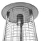 Aleko Outdoor Patio Cylinder Propane Space Heater with Adjustable Thermostat - 40,000 BTU - Silver EPHRSIL-AP