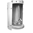 Aleko Outdoor Patio Cylinder Propane Space Heater with Adjustable Thermostat - 40,000 BTU - Silver EPHRSIL-AP