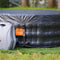 Aleko Round Inflatable Jetted Hot Tub with Cover - 6 Person - 265 Gallon - Black HTIR6BK-AP