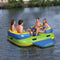 ALEKO Inflatable Floating Island Lounge Raft with Cup Holders and Coolers - 4 Person - IFI4P-AP
