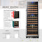 LANBO 149 BOTTLE 24 INCH TRIPLE ZONE WINE COOLER - LW144T