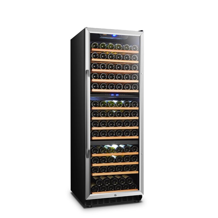 LANBO 149 BOTTLE 24 INCH TRIPLE ZONE WINE COOLER - LW144T