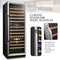 LANBO 149 BOTTLE 24 INCH TRIPLE ZONE WINE COOLER - LW144T
