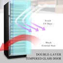 Lanbo Freestanding 160 Bottle Dual Zone Wine Refrigerator LW165D