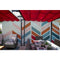 Aleko Aluminum Outdoor Retractable Canopy Pergola - 13 x 10 Ft - Burgundy Color PERGBURG10X13-AP