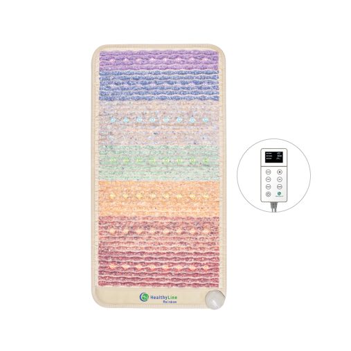 Healthy Line Rainbow Chakra Mat™ Small 4020 Firm - Photon PEMF Inframat Pro® 3rd Edition
