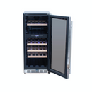 Summerset 15” Outdoor Rated Dual Zone Wine Cooler SSRFR-15WD