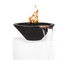 The Outdoor Plus Cazo Concrete Fire & Water Bowl OPT-31FWE12V