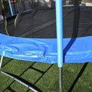 ALEKO Trampoline with Safety Net and Ladder - 12 Feet - Black and Blue - TRP12-AP