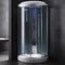 Mesa Walk In Steam Shower with Clear/Blue Glass 36"x36"x87" - WS-9090K