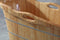 ALFI brand 57" Free Standing Wooden Soaking Bathtub with Headrest AB1187