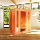 Aleko Canadian Hemlock Indoor Wet Dry Sauna 3 kW ETL Certified Heater 3 Person (SE3KUPA-AP)