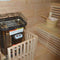 Aleko Canadian Hemlock Outdoor and Indoor Wet Dry Sauna 6 kW ETL Certified Heater 6 Person STO6VAASA-AP