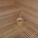 Aleko CED6HELSINKI 4-5 Person Canadian Red Cedar Wood Indoor Wet Dry Sauna with 4.5 kW ETL Electrical Heater CED6HELSINKI-AP