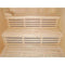 Aleko CEDN4BUG 4 Person Canadian Red Cedar Wood Indoor Wet Dry Sauna with 4.5 kW ETL Electrical Heater CEDN4BUG-AP