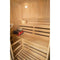 Aleko Hemlock Indoor Wet Dry Sauna Steam Room 3 kW ETL Certified Heater 3 Person STI3HEM-AP