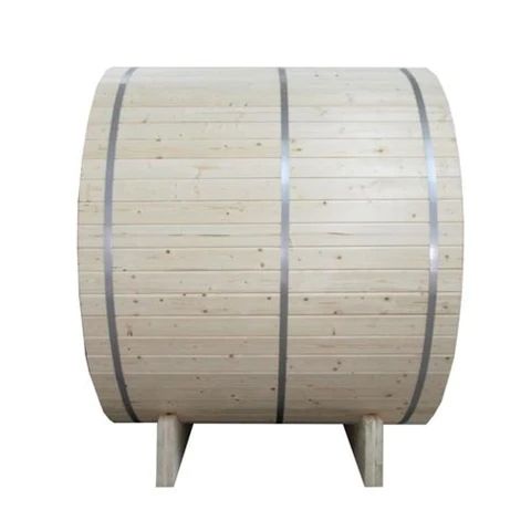 Aleko Outdoor and Indoor White Pine Barrel Sauna 4 Person 4.5 kW ETL Certified Heater SB4PINE-AP