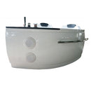 EAGO 5.5 ft Left Corner Acrylic White Whirlpool Bathtub for Two AM113ETL-L