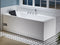 EAGO 5 ft Acrylic White Rectangular Whirlpool Bathtub w Fixtures AM154ETL-R5