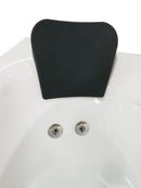 EAGO 59" Single Person Corner White Acrylic Whirlpool BathTub AM161-R 