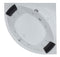 EAGO 5 ft Rounded Modern Double Seat Corner Whirlpool Bath Tub with Fixtures AM200