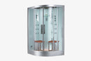 EAGO Platinum Steam Shower 47.2" W x 47.2" D x 89" H - DZ962F8-W