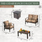 Hanover Side Chairs, Loveseat, Slat Coffee Table, Sling FP CDRNCH5PCFP-CMO