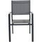 Hanover Aluminum Sling Chairs, Aluminum Extension Table DELDN11PC-WG