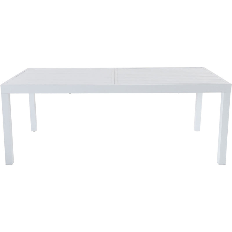 Hanover High Back Padded Sling Chairs, Aluminum Extension Table DELDN11PCHB-WG