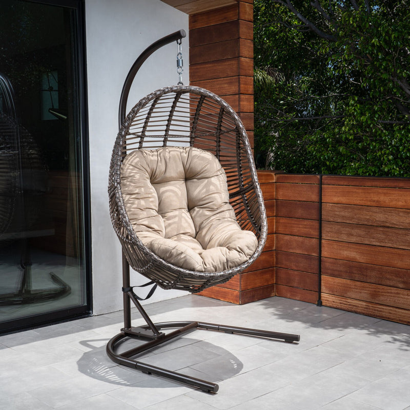 Hanover Isla Egg Chair Replacement Cushions ISLACUSH-BRN