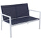 Hanover sling loveseat, sling side chairs, coffee table NAPLES4PC-WN