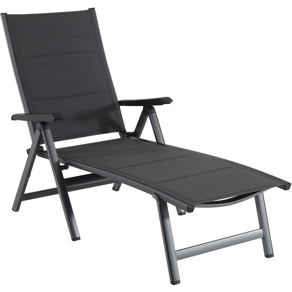Hanover Aluminum Sling Folding Chaise Lounge REGCHS-G-GRY