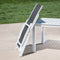 Hanover Aluminum Sling Folding Chaise Lounge REGCHS-W-GRY