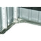Hanover Galvanized Steel Muli-User Shed, Front Doors, Side Sgl Door HANMLTPATSHD-GRY