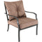 Hanover Loveseat, Side Chairs, Coffee Table PALMBAY4PC-TAN