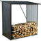 Hanover Galvanized Steel Wood Storage HANWDSHD-GRY